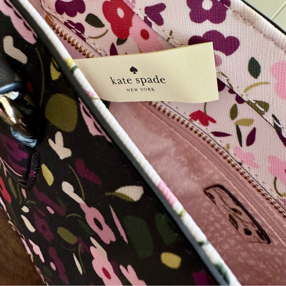 Kate Spade Laurel Way Boho Floral Medium Dally Bag EUC - Picture 12 of 14
